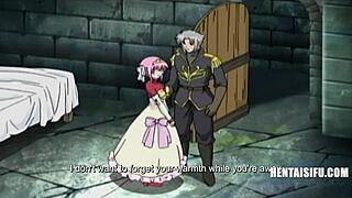 Virgin princess gets double penetrated by futa elf and perv prince in hentai