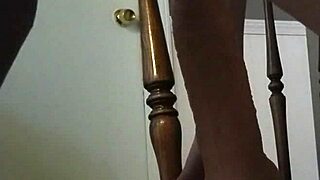 homemade girl with hairy pierced pussy riding big dildo