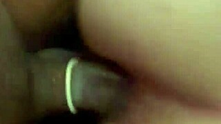 that tight asshole begs for cum, especially from an interracial lover dripping on her ass