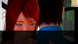 Adult visual novel with Ecchi elements and anime-style gameplay