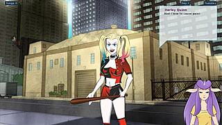 harley quinn gets facial in trainer
