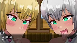 NTR sisters Ciella and Luciella in deepthroat action