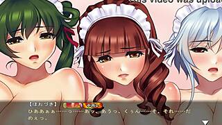 Maid-san To Boin Game Final Scene Orgy English