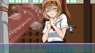 와! 바람난 여친이 게임에서 거대한 자지 탐!