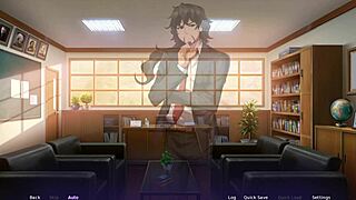 In this hentai threesome, who's getting bound first in the game?