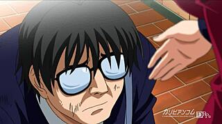 I'm in this school anime, big tits asian girl, hentai, you're such a jerk!