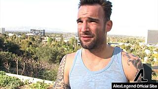 Vyxen Steel Dries Alex Legend's Cock After Vaginal Fuck