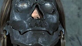 Sloppy fucking contrasts with bound beauty's toy