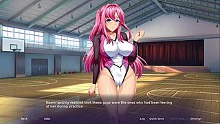 In this hentai threesome, who's getting bound first in the game?