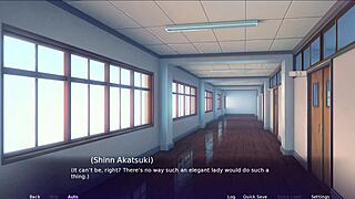 In this hentai threesome, who's getting bound first in the game?