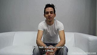 Chatting about the Czech gay casting with Lukas 7714
