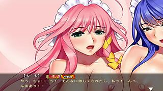 Maid-san To Boin Game Final Scene Orgy English