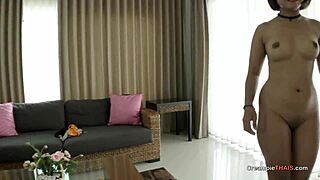 thai spinner lets me creampie her tight 18+ pussy