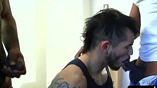 Ever Seen A Jock Suck Cocks In Wild Threesome Action?