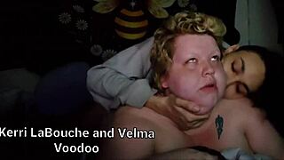 trans girl kerri teams up with velma voodoo for fun