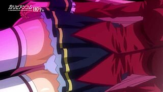 I'm in this school anime, big tits asian girl, hentai, you're such a jerk!