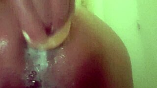 Watch me take it in the ass with my dildo