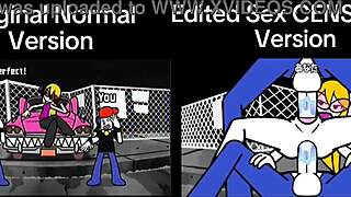 i compare rhythm heaven fever original vs sex censored version differences