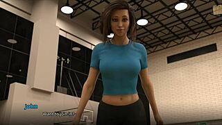 Big tits milf meets new assistant coach in erotic 3D porn.