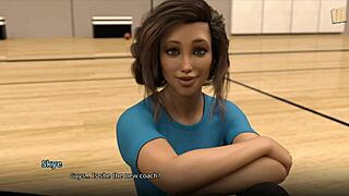Big tits milf meets new assistant coach in erotic 3D porn.