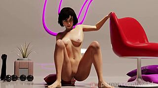 Elizabeth Engages in Anal Sex and Masturbation