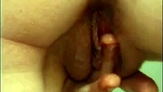 Puffy Nipples And Wet Pussy Insertion