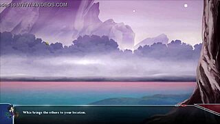 In Dragon Ball Divine Adventure, the milf with big tits faces a monster cock