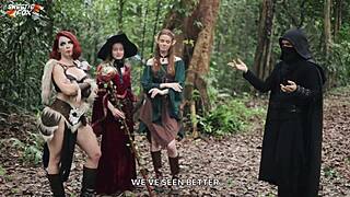 Is this D&D little teen ready for big porn adventure with cum on ass?