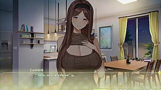 Summer Clover Harem Hentai Game Ep 3 Blonde Nun Orgasms During Rough Blowjob