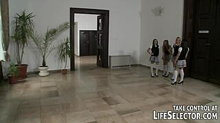 See how Amirah Adara, a sorority girl, gets involved in an interactive porn scene