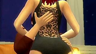 Redhead in cuckold scene with pussy licking and fucking