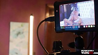 Former Machine Kayley Gunner Plays with Cum Bazooka