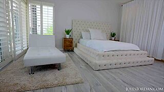 Spencer Scott Deep Throats Big Black Cock in Lingerie