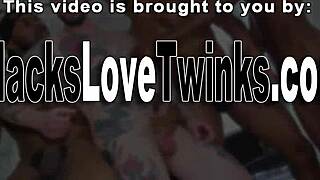 check out these gay black hunks banging hard in a wild group