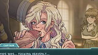 i watch akaburs hogwarts blowjob with blonde and brunette.