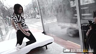 Hot Beauty Anina Silk Enjoys Hardcore Public Sex with Intense Blowjob Action