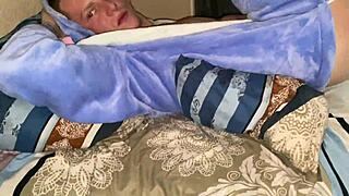 Oliver Strelly And Falcon Al Get Fucked Through Pajama Hole In Early Morning