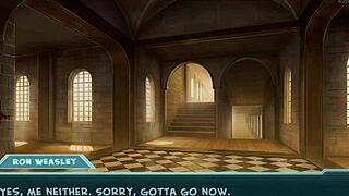 i watch akaburs hogwarts blowjob with blonde and brunette.