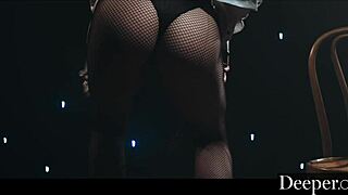 Mia Melano's rough doggystyle talents on stage