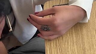 Student fucks MILF teacher Vero in classroom