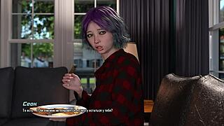 Cartoon porn with three girls and a big dick