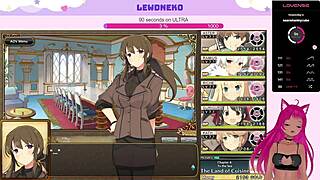 Vtuber Lewdneko Plays Evenicle Part 18 With Huge Tits