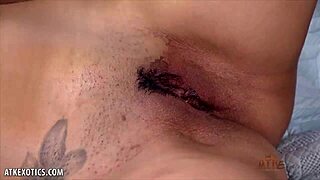 petite lilly evans rides her toy to climax