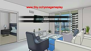 Pretty Red Haired Lady Has Sex In Hentai Game