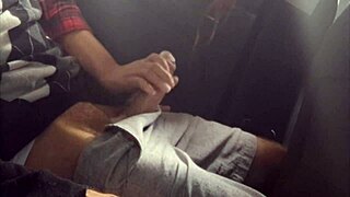 risky public street jerking for a student who liked my cock