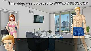 Pretty Red Haired Lady Has Sex In Hentai Game