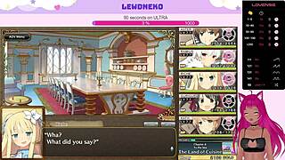 Vtuber Lewdneko Plays Evenicle Part 18 With Huge Tits