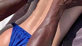 Hot French brunette banged hard by massive BBC.