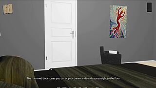 Anime hentai features fat curvy big tits in ripped clothes.