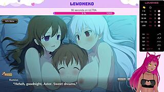 Vtuber Lewdneko Plays Evenicle Part 18 With Huge Tits